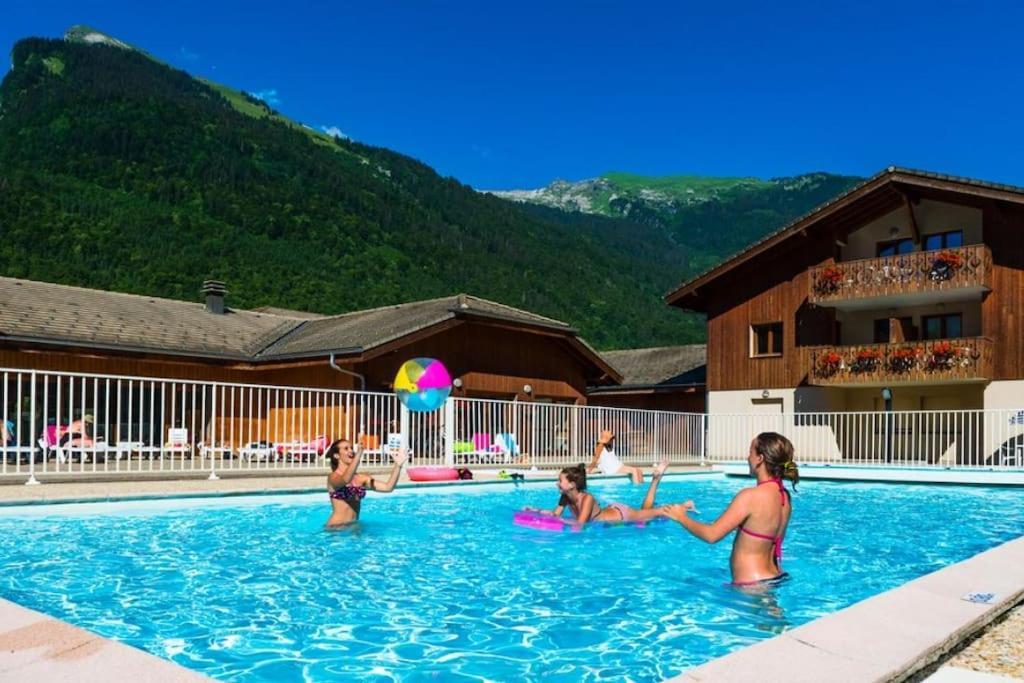 Appartement Rez-De-Chaussee, Cosy T3 4 A 6 Pers Avec Piscines Interieure & Exterieure A Samoens En Haute-Savoie 외부 사진